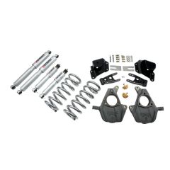 BELLTECH LOWERING KITS  1999-2006 Chevrolet Silverado/Sierra (Std Cab) 3" F/4" R drop W/ Street Performance Shocks