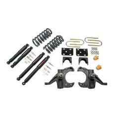 BELLTECH LOWERING KITS  1973-1987 Chevrolet Blazer/Jimmy (1 1/4 Rotor) 4" F/6" R drop W/ Nitro Drop II Shocks