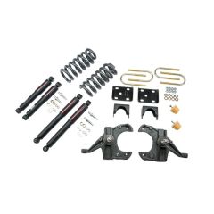 BELLTECH LOWERING KITS  1973-1987 Chevrolet Blazer/Jimmy (1 Rotor) 4" F/6" R drop W/ Nitro Drop II Shocks