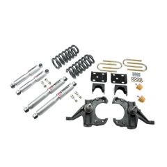 BELLTECH LOWERING KITS  1973-1987 Chevrolet Blazer/Jimmy (1 Rotor) 4" F/6" R drop W/ Street Performance Shocks