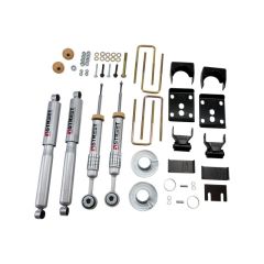 BELLTECH LOWERING KITS  2009-2013 Ford F-150 Std. Cab 2wd Short Bed +1" to -3" F/5.5" R drop W/ Street Performance Shocks
