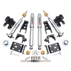 BELLTECH LOWERING KITS 2014-2018 Chevrolet Silverado/Sierra (All Cabs) 2wd +1" to -2" F/4" R Drop W/ Street Performance Shocks